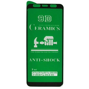 محافظ صفحه نمایش 9D مدل C R-A105 مناسب برای گوشی موبایل سامسونگ Galaxy J4 Plus/J6 Plus/A7 2018